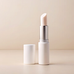Luxury Lipstick Mockup for Lip Care Presented with Clean, A Modern Lipstick Mockup for the Chic