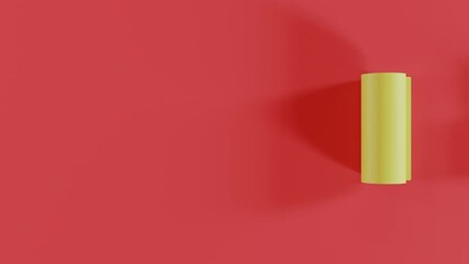 a roll of paper unrolling out unfolding