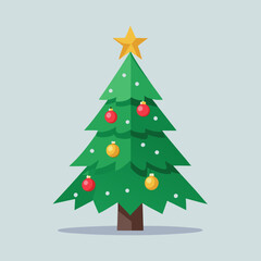 christmas tree vector