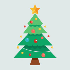 abstract christmas tree