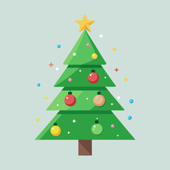 christmas tree illustration