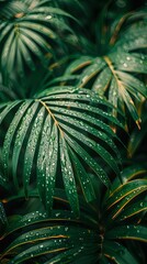 Obraz premium Palm leaf close up