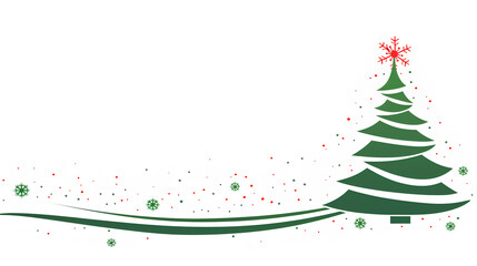 A festive Christmas tree. Holiday concept and background picture Merry Christmas and New Year.