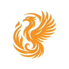 Fototapeta premium awesome phoenix logo illustration