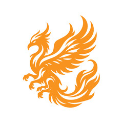 Fototapeta premium awesome phoenix logo illustration