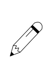 Pen Pencil Icon Line