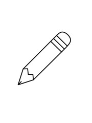 Pen Pencil Icon Line