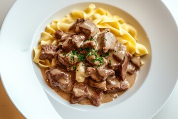 Beef Stew with Noodles