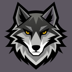 wolf head silhouette