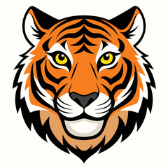 tiger head vector