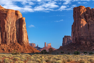 Monument Valley Scenery during Sunrise