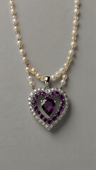 gold necklace on a black