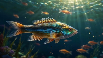 Fototapeta premium Small Delicate Fish