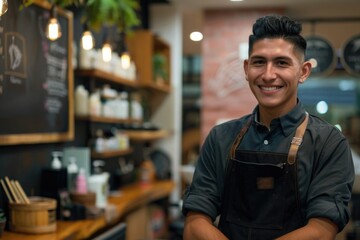 Latin American Barber Thrives in Own Business as Young Entrepreneur