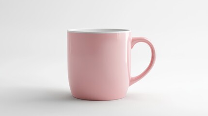 Obraz premium Mug mockup isolated on white background. template mockup logo brand