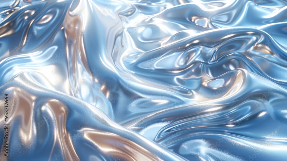 Poster create isolated cellophane or polyethylene wrapper designs, showcasing their transparency and textur