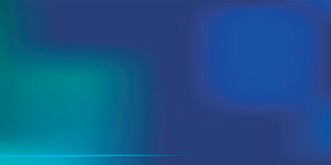 Blue-green gradient studio room, abstract background pattern, walls and floor reflect neon lights, dark tones and feel speed of digital technology connected blue-green background. Future technology.