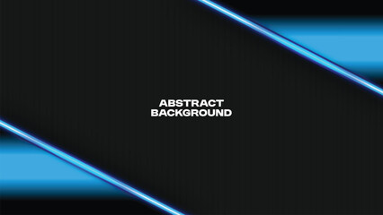 Abstract sleek black and blue technological background