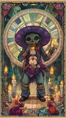 Fototapeta premium Voodoo Doll Ritual Practice Voodoo Religion Spiritual Symbol