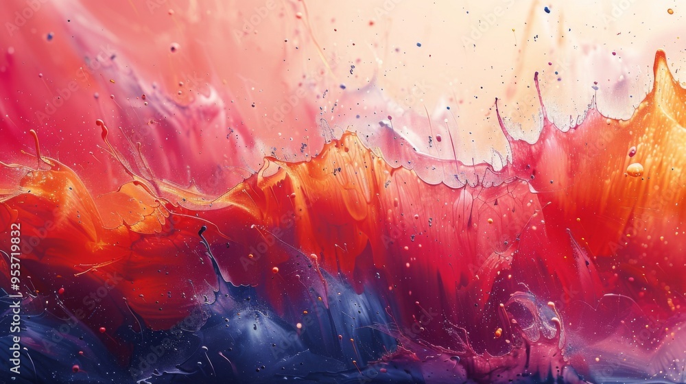 Aufkleber design a series of high-resolution paint splatter overlays with varying