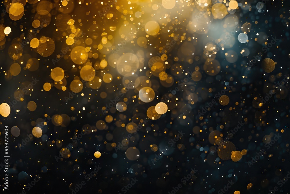 Poster gold abstract bokeh background gold abstract bokeh background