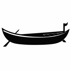 Canoe Black silhouette