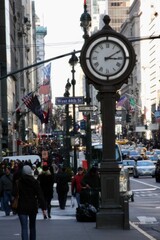 Busy street of New York city