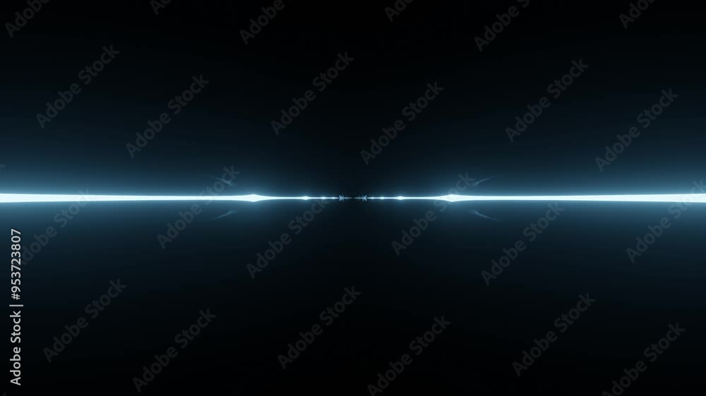 Poster movement inside dark fantasy tunnel with blue backlight on the sides. looped animated background. 3d