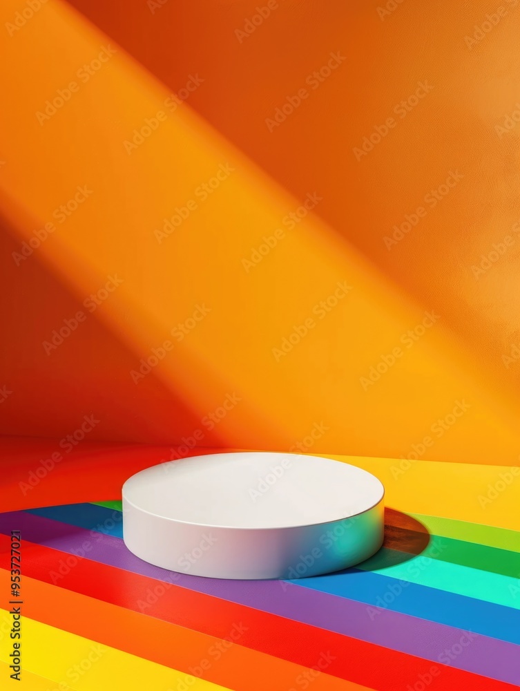 Poster this is a modern minimalist furniture set with a white and rounded design. it includes two stools an
