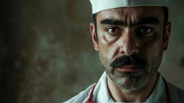 Portrait of turkish or arabian male nurse  Portrait of turkish or arabian male nurse