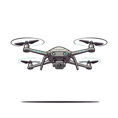 illustration of a drone
