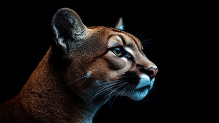 Obraz premium Majestic Cougar Portrait