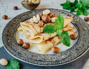 Crêpes mit Sheanüssen