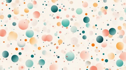 Abstract Colorful Circles Pattern Background
