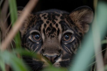 close up of a leopard