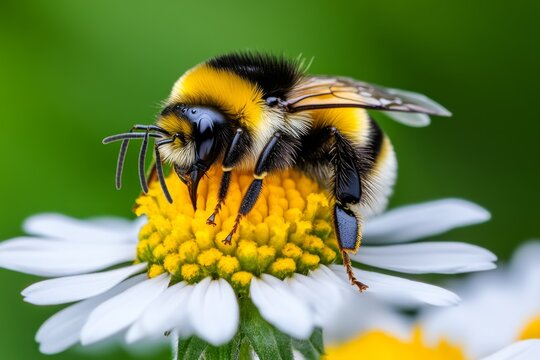 Bumblebees, essential pollinators, vital role contribute to the health and diversity of ecosystems