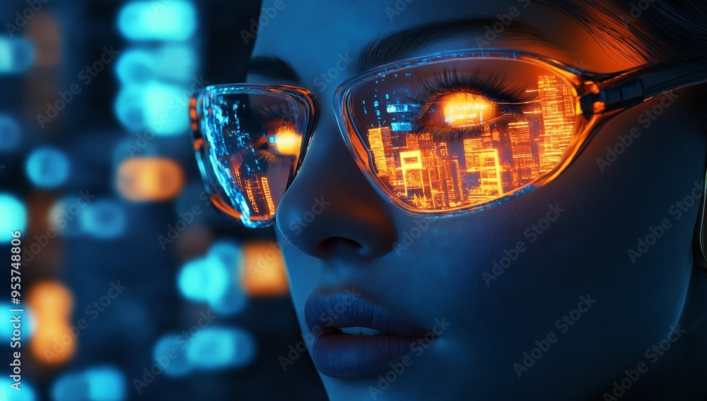 Poster Futuristic Business Vision Innovative Strategies and Approaches for a TechDriven World that is constantly evolving and presenting new opportunities and challenges to todays enterprises