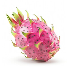 Dragon Fruit on white background