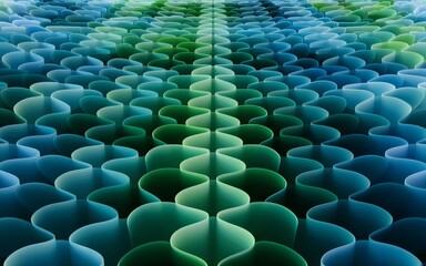 Abstract green blue pattern. Abstract background with green and blue wave pattern.