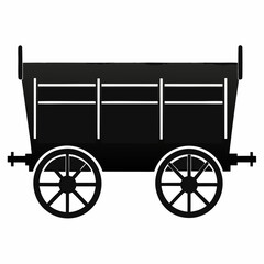 Wagon Black silhouette