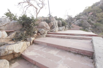 stairs to the temple