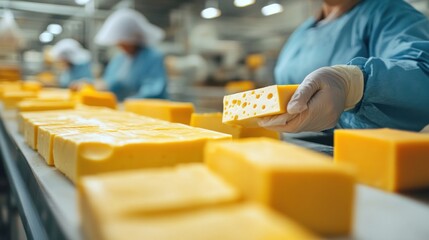 Production Line for Swiss Cheese