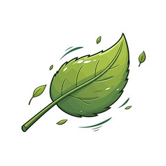 green leaf illustration
