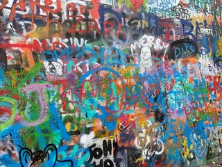 graffiti on the wall