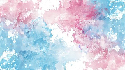 A vibrant abstract watercolor design blending shades of blue and pink, perfect for backgrounds or creative projects.