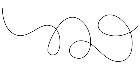 Squiggle line design element. Curved line design. isolated on white background. vector illustration. EPS 10, Wavy line pattern with curvy abstract squiggles in a psychedelic wiggle design with white 