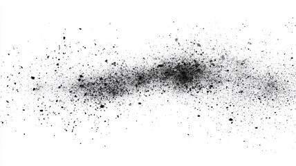 Obraz premium Grainy stipple vignette overlay on white