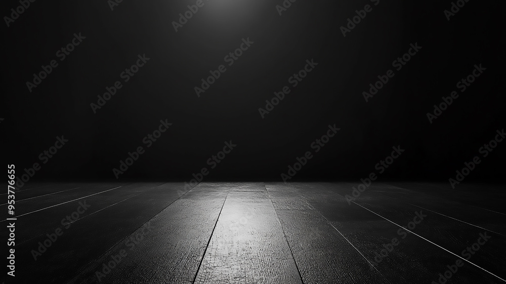 Poster empty dark black room background black gradient texture for display your product