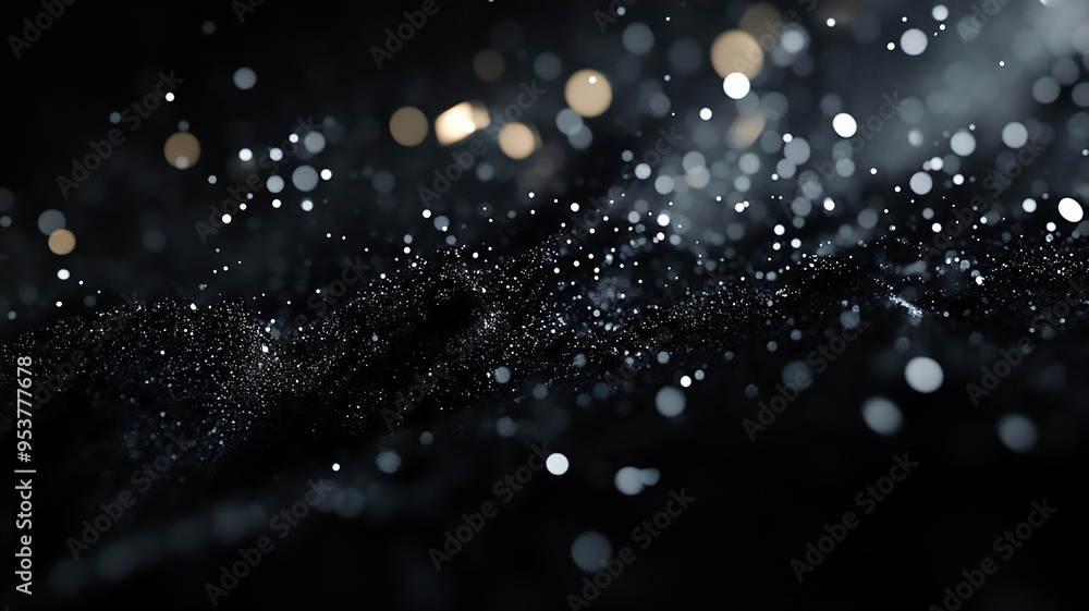 Poster black empty architecture interior studio backdrop wall display products minimalistic. 3d rendering.