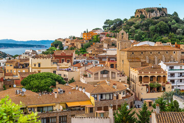 the beautiful town of Begur, a gem of the Costa Brava, Calalonia, Girona, Spain